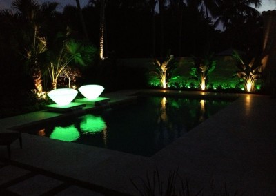 Frenchmans bulb lighting night